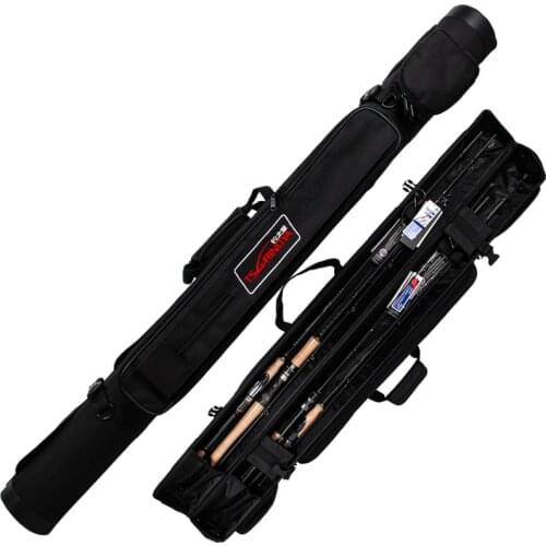 Upscale Half off open tube lures fishing rod bag hard PVC tube 1.2m 1.3m 1.45m barrels of big capacity 2 layers