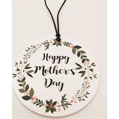10 Pcs Happy Mother Day Creative Vintage Wooden Crafts Pendant Home Yard Gardon Outdoor Decor