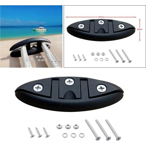 130mm Boat Flip Up Folding Pull Up Cleat Dock Deck Kayak Handwares Include Installation Screws High Performance