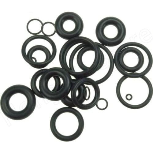 30pcs OD 8-80mm Black Nitrile Rubber (NBR) O-Ring CS 2mm Seal Washer ID 4-76mm Heat Resistance 100