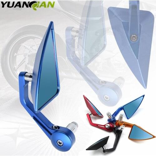 7/8" 22mm Motorcycle CNC Handle Bar End Mirrors rearview Side mirrors for yamaha tmax530 tmax500 t-max530 t-max500 tmax 530 500