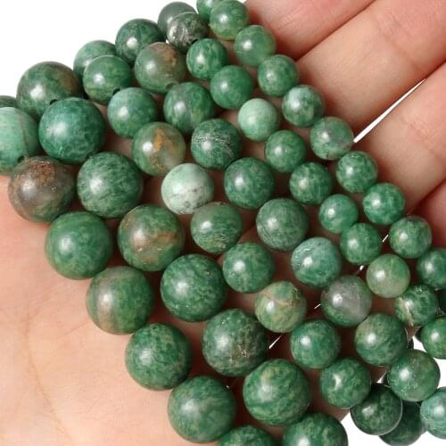 Natural Matte Stone Frosted African Jades Beads Round Loose Spacer Beads For Jewelry Making DIY Bracelets Accessories 6 8 10mm