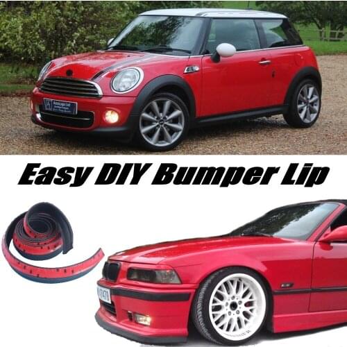 Bumper Lip Deflector Lips For Mini Hatch / Hardtop Front Spoiler Skirt For Car Tuning Veiw / Body Kit / Strip