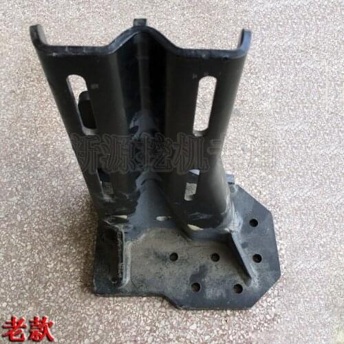 For rubber wheel excavator air compressor air compressor pump bracket Air machine base fixed iron block original assembly