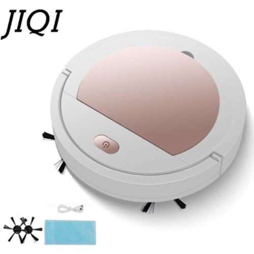 JIQI Automatic Sweeping Vacuum Cleaner Robot Wireless Sweeper Mop Dust Collector Catcher Aspirator Planned Washing Mopping EU US