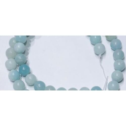 Natura Stone Amazon round beads Stone Round Gemstone Beads For Jewelry Making DIY Bracelet Necklace 4/6/8/10/12 mm