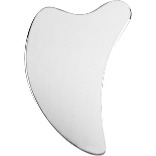 Gua Sha Board Facial Massager Stainless Steel Guasha Plate Face Massage Scraper Tools For Face Neck Back Body Skin Care