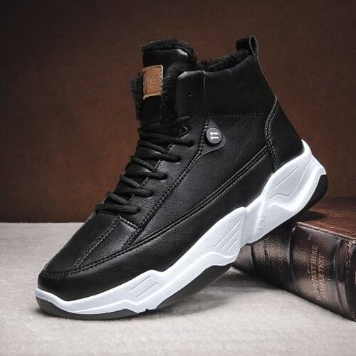 2021 New Fashion Men Boots Warm Men Snow Boots Couple Winter Shoes Comfortable YXYT Outdoor Men Sneakers
