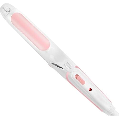 2021 new three-in-one mini hair straightener, curling iron, fluffy wavy curls, foldable