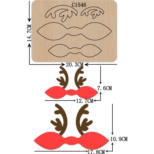 New Bow Wooden die Scrapbooking C-1546 Cutting Dies