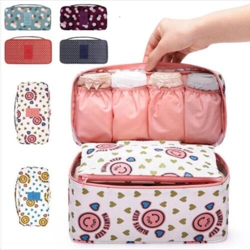 New Travel Bra Bag Underwear Organizer Bag Cosmetic Daily Toiletries Storage Bag Womens High Quality Wash Case Bag