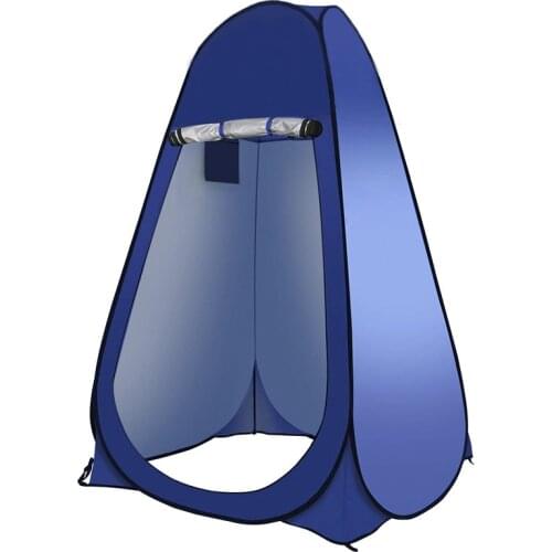 Thick Waterproof Coated Silver Automatic Quick-open Outdoor Shower Fishing Bath Toilet Bathing Tent Camping Sun Shade Tent