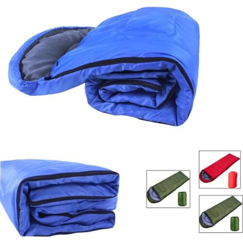 Couple autumn and winter sleeping bag sleeping bag Sleeping outdoor Camping Sport Adult Envelope Type Cotton Splicing Single