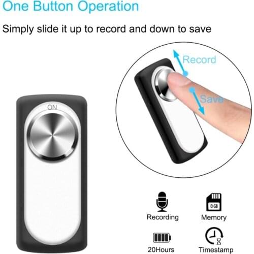 USB Voice Recorder Voice Activated Recordings 20 Hours recordng Time hnsat WR06 voice recording wristband