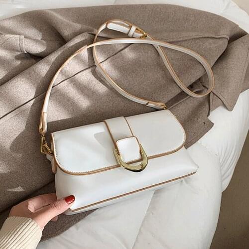 Retro Female Messenger Bags Leather Shoulder Handbags Sac A Main Crossbody Bags for Girls Brand Female Simple Flap Bag Ladies