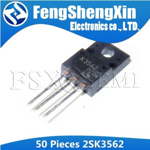 50pcs 2SK3562 TO-220F K3562 TO-220 TO220F Switching Regulator Applications IC