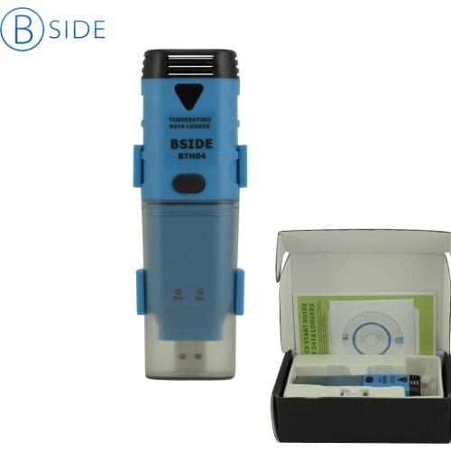 Bside BTH04 Portable Digital Humidity Temperature USB Data Logger Recorder LCD Display Dew Point Software with retail box