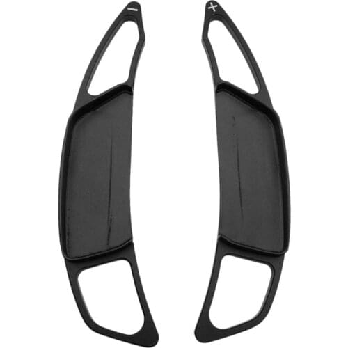 For Peugeot 3008 5008 GT -2019 Car Styling Steering Wheel DSG Paddle Shifters Extensions 2Pcs Auto Accessories Black