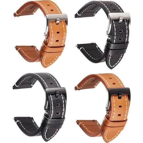 For Samsung Galaxy Watch 3 41mm 45mm 46mm 42mm Active 2 3 Gear S3 Frontier Band Leather Strap Bands for Huawei Watch GT 2 2e