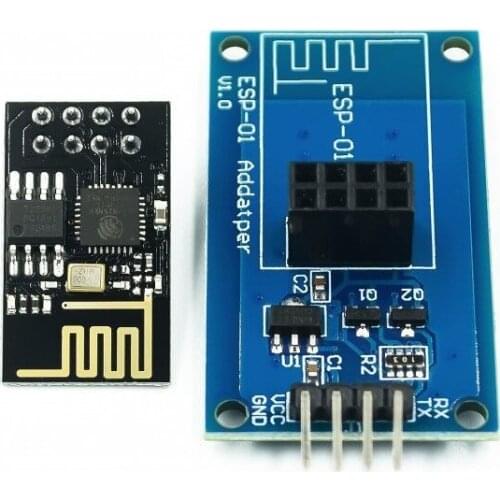 ESP8266 ESP-01S ESP01 Serial Wireless WIFI Module For Arduino Transceiver Receiver Adapter Board Raspberry Pi UNO R3 One 3.3V 5V