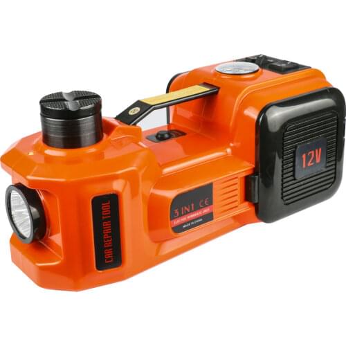 E-HEELP Car Electric Jack Hydraulic Floor 12V DC 5 Ton Lift Scissor Jack Repair Tool Auto Emergency Roadside Tire Change Lifting
