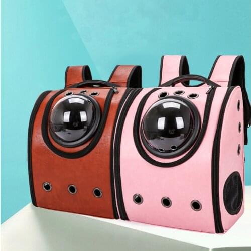 New Breathable Cat Backpack Window Space Capsule Astronaut Bubble Travel Bag Transport Carrying Cute Small Dog Cat Carrier Bag