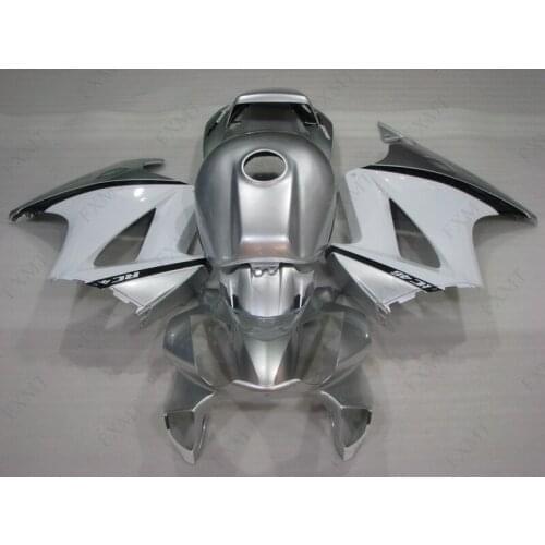 VFR800 04 05 Fairings VFR800 06 07 Motorcycle Fairing VFR800 2002 - 2013 Abs Fairing Silver White Black