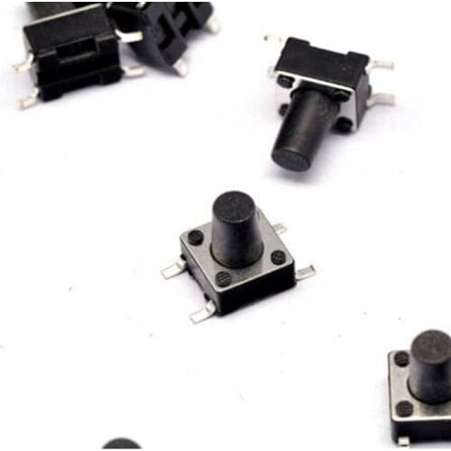 Patch 6 * 6 * 9 mm light touch switch patch 4 feet micro switch/button switch