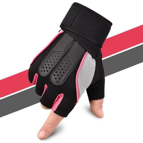 Cycling Fingerless Gloves Breathable Fitness Half Finger Gloves for Man Women Weightlifting Equipment Training Gloves