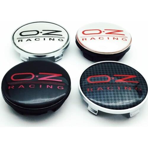 4pcs 56mm 60mm 65mm 68mm OZ Racing Rim Cover Dust-Proof Sticker Wheel Center Hub Caps Badge Logo Emblem Car Styling Accessories