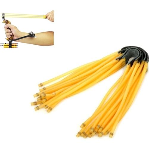 Slingshot Rubber Band Wrist Sling Rocket Professional Hunting Slingshot Strong Power Rubber Tube Bands