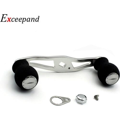 Exceepand Baitcasting Fishing Reel Handle EVA Grip Round or Oval Knob for Abu Garcia Daiwa Repair DIY Fish Accessories Lure Tool