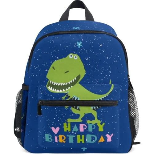 Cartoon Animal Dinosaur Pattern Backpack Baby School Bags For Girls Boys Gift Children Bagpack Blue Kindergarten Backpacks
