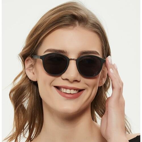 BLUEMOKY Retro Round Bifocal Reading Sunglasses Women Men Brand Designer Sunglasses with Diopters Anti Blue Readers Sun Glasses