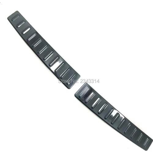 For 2016-2018 2019 Tesla Mode S Stainless Steel Protector Interior Rear Trunk Pad Fender Sticker Cover Car Styling Accessories