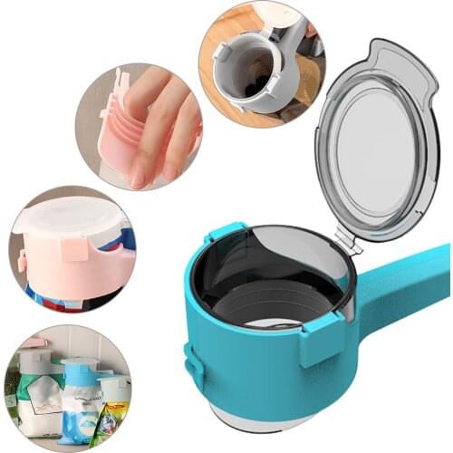 4PCS Sealing Clips Multifunctional Moisture-proof Plastic Cap Sealer Clip For Kitchen Food Storage Bag