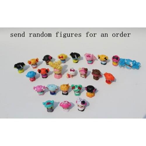 50pcs/lot cartoon figure Lalaloopsy, Loveable cartoon dolls for girls, Mini girls' toys with cartoon animals,send at random