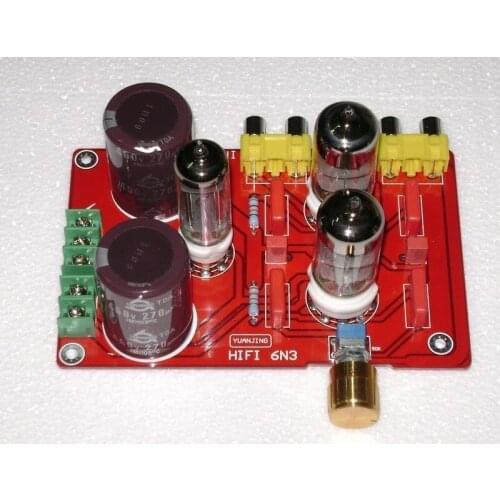 Beijing 6N3 tube front tube rectifier amplifier board length 12.5cm*9cm* 7cm