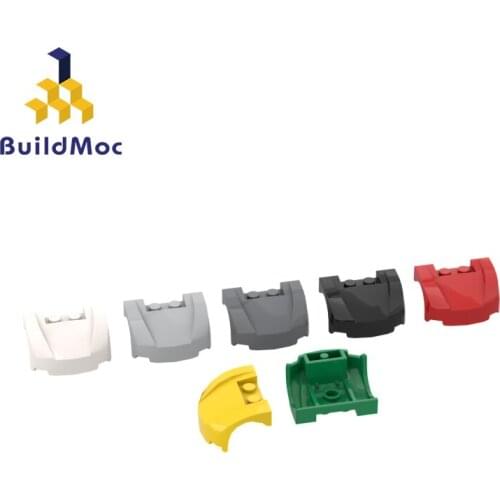 BuildMOC 98835 3 x 4 x 1.67 2/3 curved front fender For Building Blocks Parts DIY Construction Creat