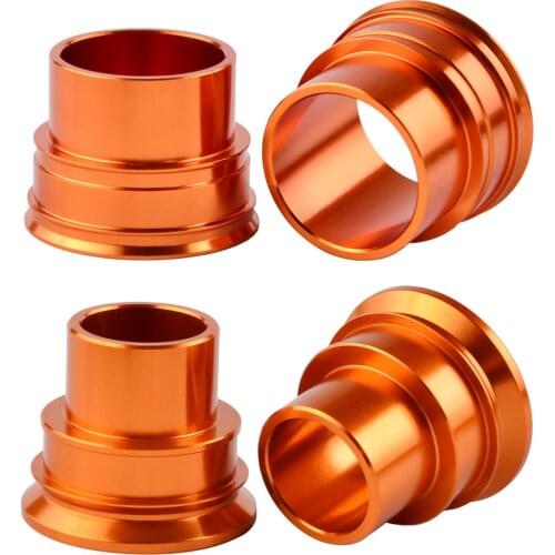 CNC Front and Rear Wheel Spacers/ Hub Collars For KTM 125 250 300 350 400 450 525 530 SX SXF XCF 2003 - 2014 2006 2008 2010