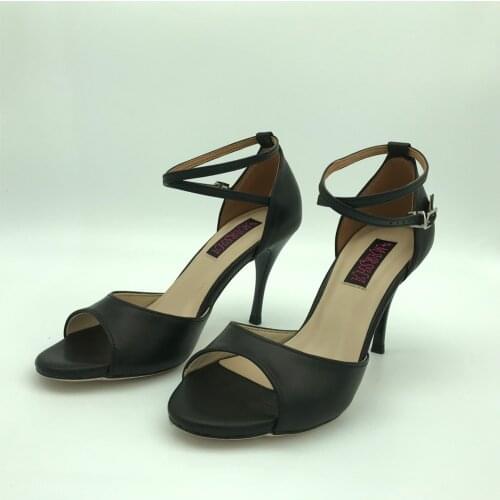 Classical Argentina Tango Dance Shoes Wedding Shoes Party Shoes for women flamenco shoes leather outsole MST6282ABL