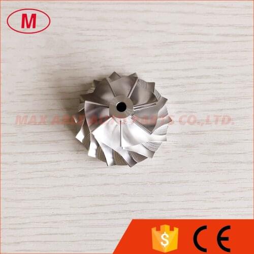 KP39 31.97/44.98mm 7+7 blades high performance turbocharger milling/aluminum 2618/Billet compressor wheel