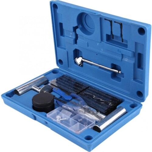 Drill Bit Set 67Pcs Car Tire Repair Tool Kit Tyre Puncture Repair Set for Car Motorcycle Truck Repair Tool Set Oversea