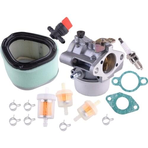 Carburetor Air Filter Kit Fit for John Deere STX30 STX38 STX46 12.5 HP AM132119 AM119661 AM121865