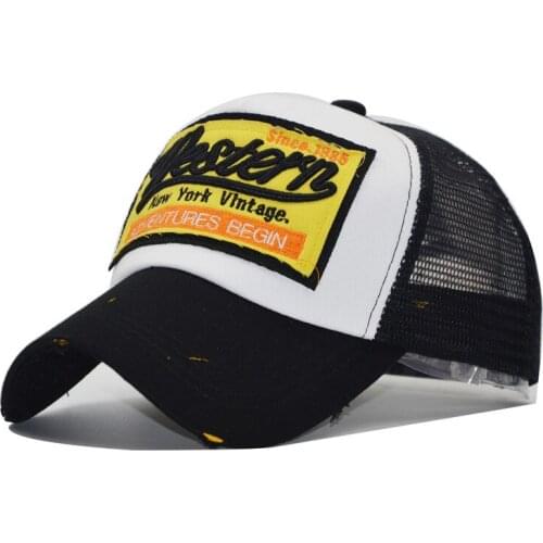 New 3D boutique western embroidered summer net cap