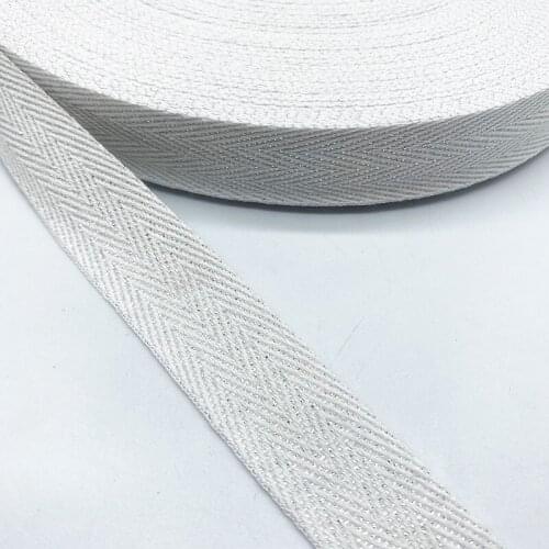 New 10mm 20mm 100% Cotton Ribbon Hserringbone Ribbon Hair Bow Party Christmas Wedding DIY Sewing Crafts #01
