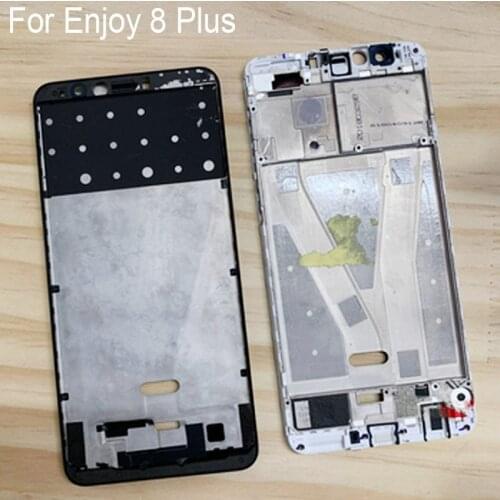Original LCD Holder Screen Front Frame For Huawei Enjoy 8 Plus Housing Case Middle Frame No Power Volume Buttons Repair Parts