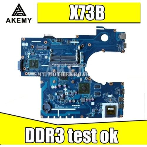 PBL70 LA-7323P Rev: 1A with CPU For Asus Laptop motherboard X73B K73B K73BY K73BR 4 pieces video memory DDR3 Almost New S-6