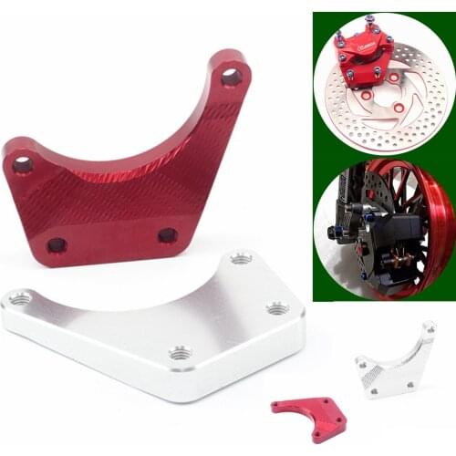 Motorcycle Front Brake Caliper Bracket/adapter for 84mm Brake Caliper 200mm Brake disc For Yamaha Scooter WISP RSZ Jog GY6125