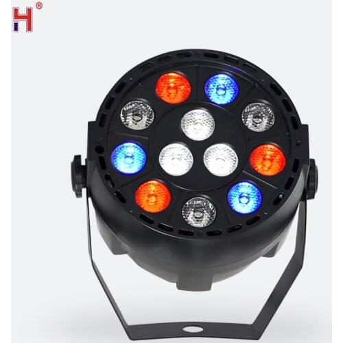 LED Flat Par 12x3W RGBW Wash DMX Stage Lighting Par With DMX512 For Disco DJ Projecto Party Decoration